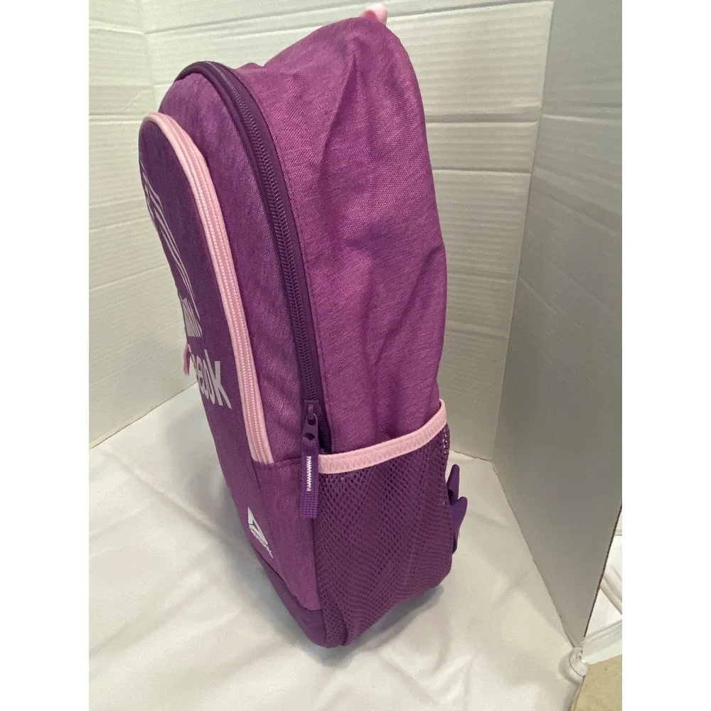 Reebok Marley Backpack Womens NSZ Purple Water Resistant Laptop Sleeve NEW